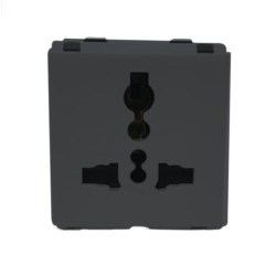 Larsen & Toubro Englaze Power Sockets 13 A Universal Socket 2M Mountain Grey