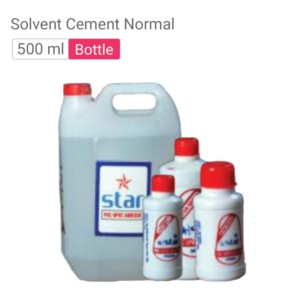 Star PVC Solvent Cement Normal 500ml Bottle 