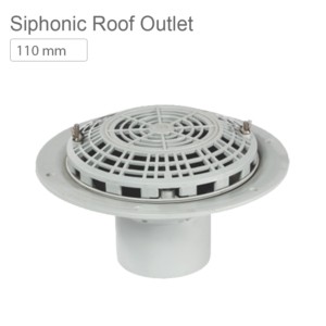 Supreme SWR Fitting Siphonic Roof Outlet 110 mm Spg