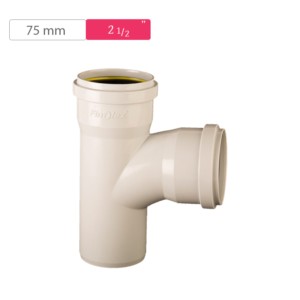 Finolex SWR Ring Swept Tee Plain 75mm 2.5inch