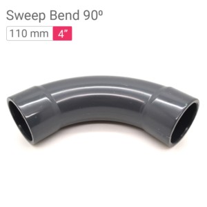 Star PVC Sweep Bend 90° 110mm 4inch