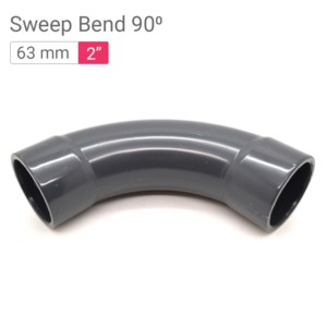 Star PVC Sweep Bend 90°63mm 2inch