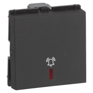 Havells Fabio Carbon 10 AX Mega bell push switch with indicator