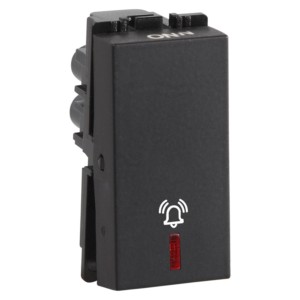 Havells Fabio Carbon 10 AX Bell push switch with indicator