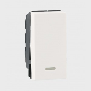 Legrand Arteor Switch 20A SP 1 way with indicator 1 module 250V AC White Square