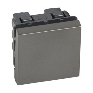 Legrand Arteor Switch Square Intermediate switch 2 module 250V AC Magnesium Square