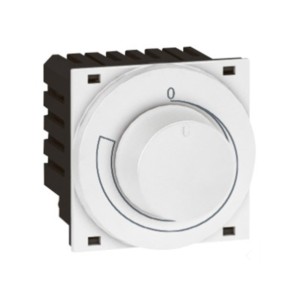 Legrand Arteor Light dimmer 60 to 400 watts 2 module White Round