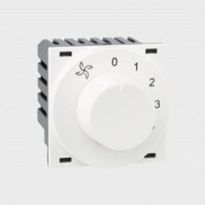 Legrand Arteor Fan step regulator 120 watts 2 module White Round