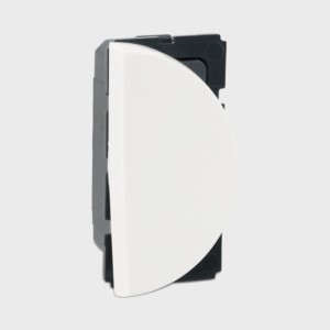 Legrand Arteor Switch White Round 6A SP 1 way right 1 module 250V AC