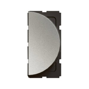 Legrand Arteor Push Button 6A SP 1 way right 1 module 250V AC Magnesium Round