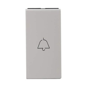 Legrand Arteor Bell Push 6A SP 1 way 1 module 250V AC White Square