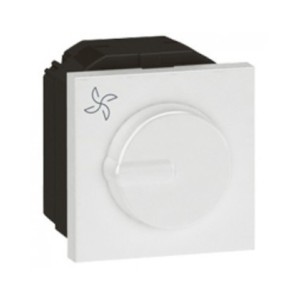 Legrand Arteor Fan step regulator 100 watts 1 module White Square