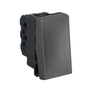 Legrand Arteor Switch 20A SP 1 way 1 module 250V AC Magnesium Square