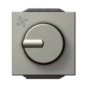 Legrand Arteor Fan step regulator 100 watts 1 module Magnesium Square