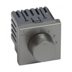 Legrand Arteor Fan step regulator 2 module for energy saving Fan Magnesium Square