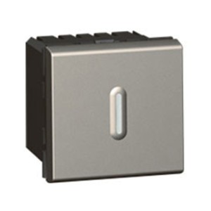 Legrand Arteor Time delay Square switch 2 module Magnesium