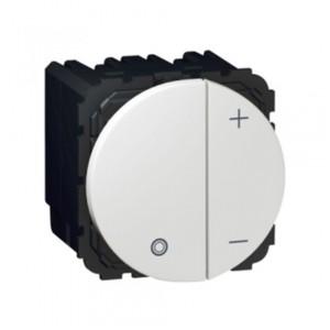 Legrand Arteor Universal dimmer without neutral 400W 2 module White Round