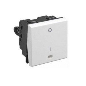 Legrand Myrius Switch 20A 1 way 1 module 230V White