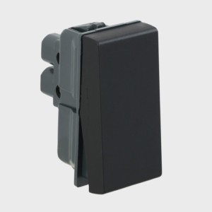 Legrand Myrius Switch 6A 1 way 1 module 230V Black