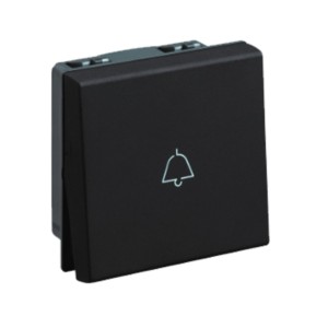 Legrand Myrius 6A bell push 2 module Black