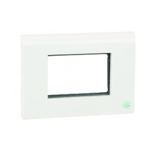 Legrand Myrius 3 module plate + frame 3 module White