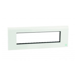 Legrand Myrius 8 module plate + frame horizontal 8 module White
