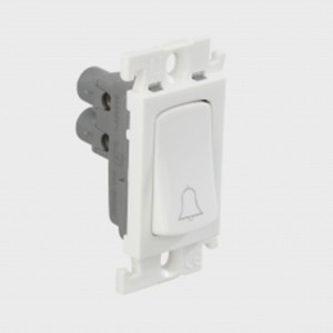 Legrand Mylinc 6A 1 way SP bell push 1 module