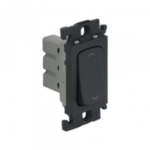 Legrand Mylinc 6A 2 way SP switch 1 module matt grey