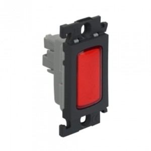 Legrand Mylinc Indicator light red 1 module matt grey