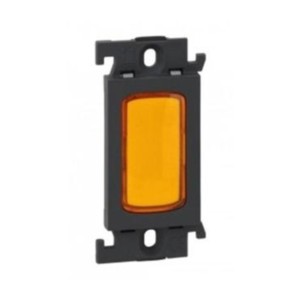 Legrand Mylinc Indicator light orange 1 module matt grey