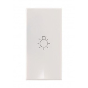 Legrand Lyncus 6A Switch 1 way 1 module with Light marking White