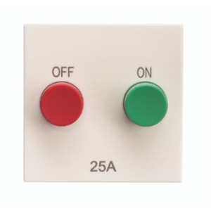 Legrand Lyncus 25A Motor starter 2 module White