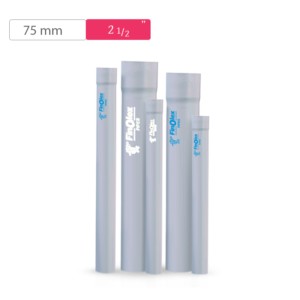 Finolex PVC U SWR 75mm 3meter Pipes with Integrated Ring Type A