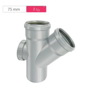 Finolex SWR Ring Single Y Door 75mm 2.5inch