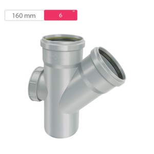 Finolex SWR Ring Single Y Door 160mm 6inch