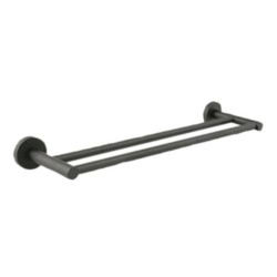 Parryware Towel Rail 60cm Shiny Black