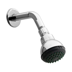 Parryware Single Flow Overhead Shower with SS Shower Arm & Wall Flange 80mm