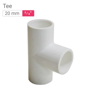 Star PVC Tee 20mm .5inch
