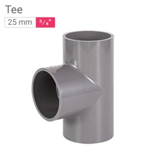Star PVC Tee 25mm .75inch