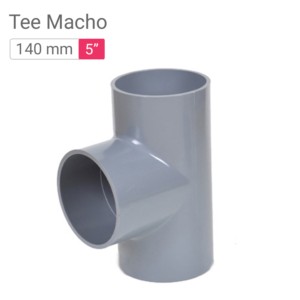Star PVC Tee Macho 140mm 5inch