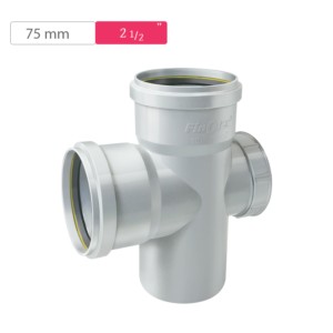 Finolex SWR Ring Tee Door 75mm 2.5inch