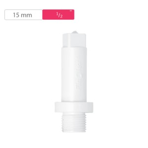 Finolex ASTM Threaded End Plug 15mm 0.5inch SCH80