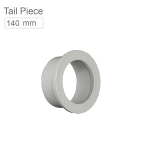Supreme Fabrication Fitting Tail Piece Plain Light Grey 140mm