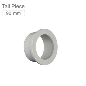 Supreme Fabrication Fitting Tail Piece Plain Light Grey 90mm