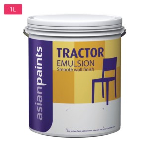 Asian Paints Tractor Emulsion 1L Interior Super White