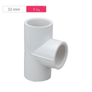Finolex ASTM Tee Threaded 32mm 1.25inch SCH80