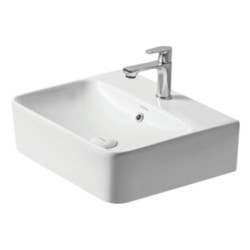Varmora Wilma 440x356x130 Off White Semi Recessed Wash Basins