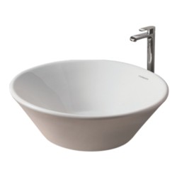 Varmora Trinity 385x385x130 Off White Table Top Wash Basins