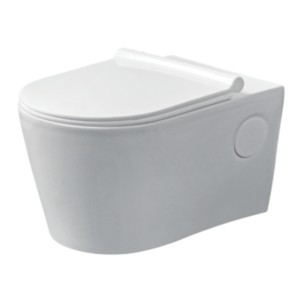 Varmora Colonna 550x355x360 with Slim seat cover Alaska White Wall Hung water closet