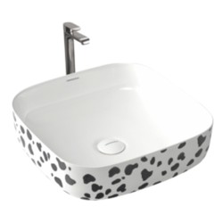 Varmora Dalmation Jasper 405x405x125 Square Wash Basins